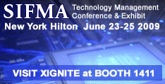 Visit Xignite at SIFMA TMC Booth 1411